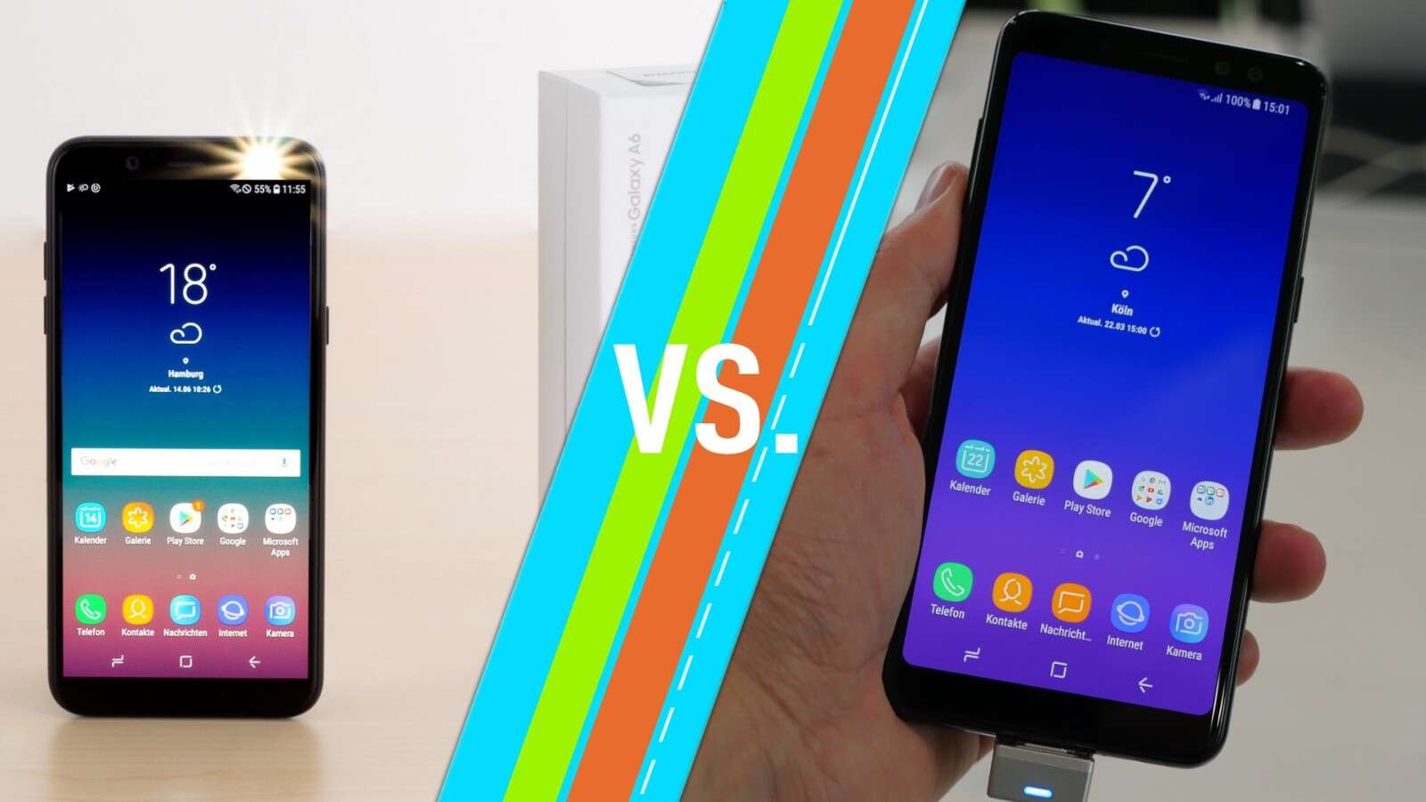 Galaxy A6 (2018) vs Galaxy A8 (2018): Tak różnią się telefony