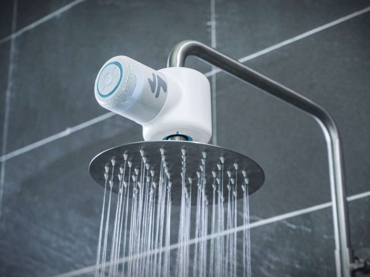 Genialny pomysł: głośniki Bluetooth do prysznica są ładowane za pomocą energii wodnej